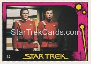 Star Trek II The Wrath of Khan Monty Gum Trading Card 32