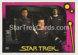 Star Trek II The Wrath of Khan Monty Gum Trading Card 35
