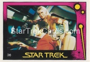 Star Trek II The Wrath of Khan Monty Gum Trading Card 36