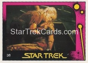 Star Trek II The Wrath of Khan Monty Gum Trading Card 38