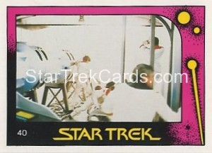 Star Trek II The Wrath of Khan Monty Gum Trading Card 40