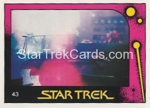 Star Trek II The Wrath of Khan Monty Gum Trading Card 43