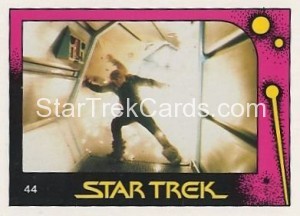 Star Trek II The Wrath of Khan Monty Gum Trading Card 44