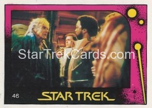 Star Trek II The Wrath of Khan Monty Gum Trading Card 46