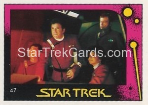 Star Trek II The Wrath of Khan Monty Gum Trading Card 47