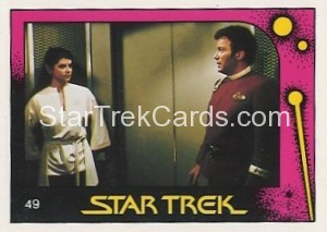 Star Trek II The Wrath of Khan Monty Gum Trading Card 49