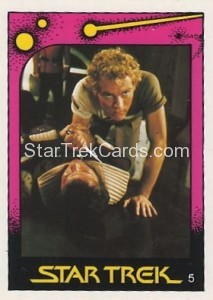 Star Trek II The Wrath of Khan Monty Gum Trading Card 5