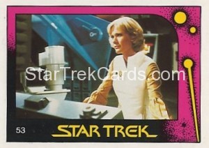 Star Trek II The Wrath of Khan Monty Gum Trading Card 53