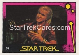 Star Trek II The Wrath of Khan Monty Gum Trading Card 61