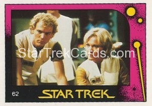 Star Trek II The Wrath of Khan Monty Gum Trading Card 62