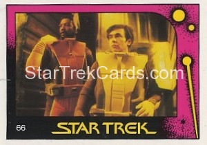 Star Trek II The Wrath of Khan Monty Gum Trading Card 66