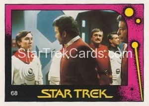 Star Trek II The Wrath of Khan Monty Gum Trading Card 68