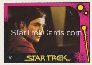 Star Trek II The Wrath of Khan Monty Gum Trading Card 70