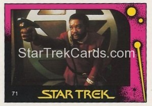 Star Trek II The Wrath of Khan Monty Gum Trading Card 71