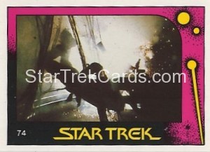 Star Trek II The Wrath of Khan Monty Gum Trading Card 74