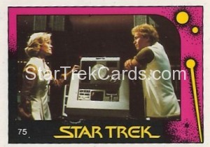 Star Trek II The Wrath of Khan Monty Gum Trading Card 75