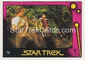 Star Trek II The Wrath of Khan Monty Gum Trading Card 76