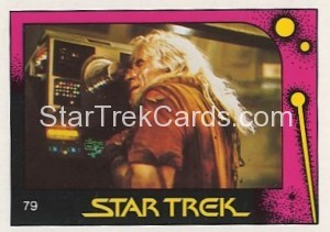 Star Trek II The Wrath of Khan Monty Gum Trading Card 79