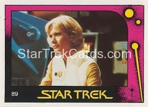 Star Trek II The Wrath of Khan Monty Gum Trading Card 89