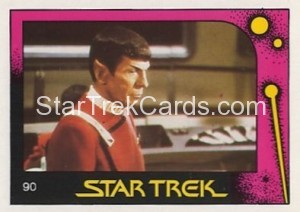 Star Trek II The Wrath of Khan Monty Gum Trading Card 90