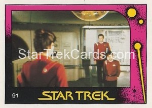 Star Trek II The Wrath of Khan Monty Gum Trading Card 91