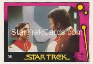 Star Trek II The Wrath of Khan Monty Gum Trading Card 95