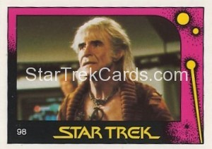 Star Trek II The Wrath of Khan Monty Gum Trading Card 98