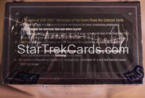 30 Years of Star Trek Phase One Trading Card Box Side