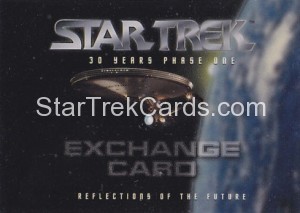 30 Years of Star Trek Phase One Trading Card Exchange Card