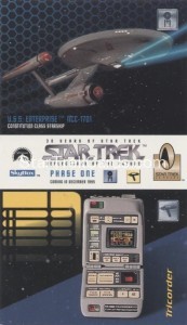 30 Years of Star Trek Phase One Trading Card Promo Enterprise Tricorder