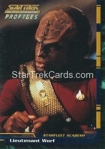 Star Trek The Next Generation Profiles Trading Card 13