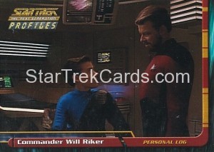 Star Trek The Next Generation Profiles Trading Card 2