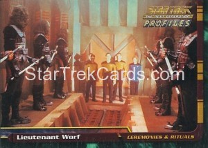 Star Trek The Next Generation Profiles Trading Card 58