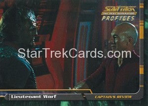 Star Trek The Next Generation Profiles Trading Card 76