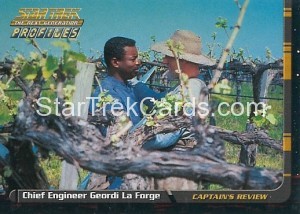 Star Trek The Next Generation Profiles Trading Card 78