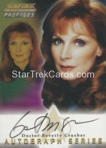 Star Trek The Next Generation Profiles Trading Card A10