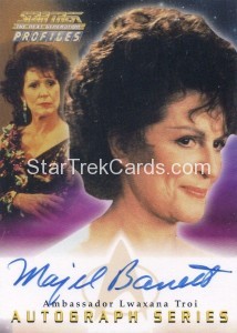 Star Trek The Next Generation Profiles Trading Card A11