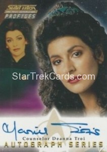 Star Trek The Next Generation Profiles Trading Card A13