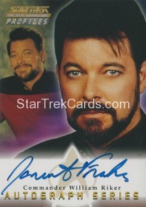 Star Trek The Next Generation Profiles Trading Card A2