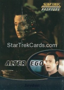Star Trek The Next Generation Profiles Trading Card AE3