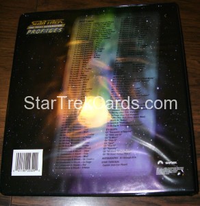 Star Trek The Next Generation Profiles Trading Card Binder Back