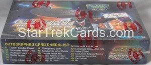Star Trek The Next Generation Profiles Trading Card Box Back