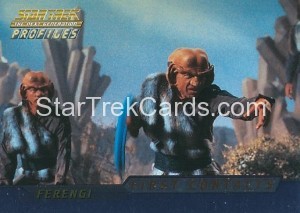 Star Trek The Next Generation Profiles Trading Card F2