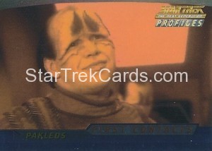 Star Trek The Next Generation Profiles Trading Card F6