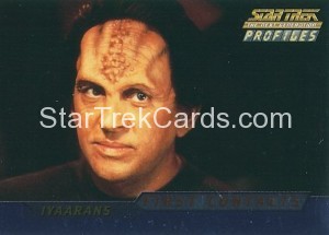 Star Trek The Next Generation Profiles Trading Card F8