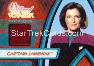 Women of Star Trek Voyager Trading Card F2 Red