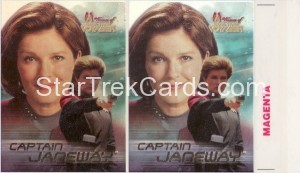 Women of Star Trek Voyager Trading Card Uncut Promo Janeway