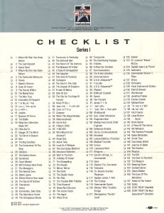 Star Trek 25th Anniversary Series I Checklist