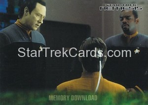 Star Trek Nemesis Trading Card 14