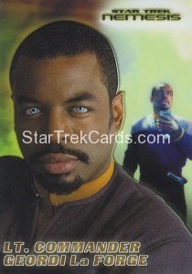 Star Trek Nemesis Trading Card CC6